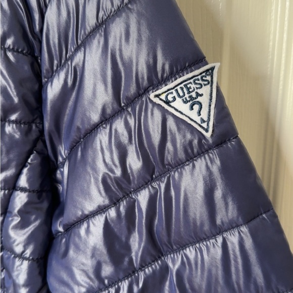 Guess Navy Kids Puffer Jacket - Picture 2 of 8